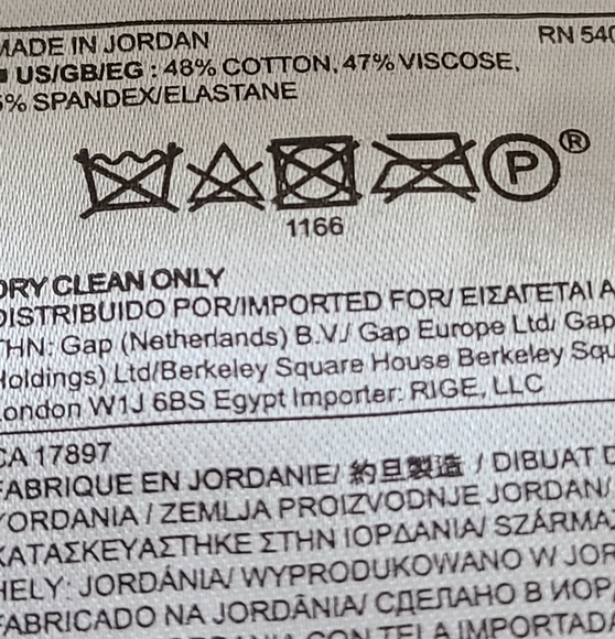 NWT Banana Republic Men's Gray and Black Pants Womens Sz.14 - Picture 8 of 9